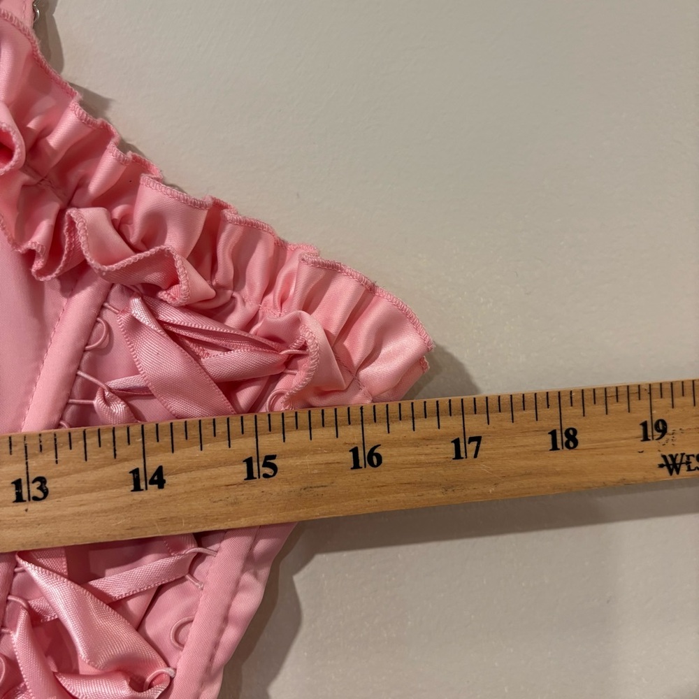 Sugar Thrillz pink Ruffle corset Mini Dress - Picture 5 of 6